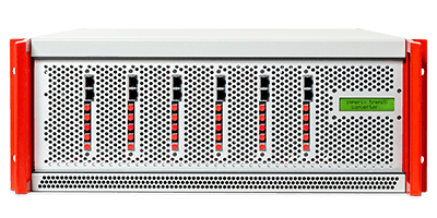 Converter enclosure with up to six PEN8018 power modules.