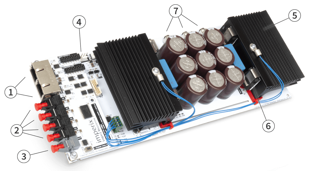 Overview of the PEH2015 full bridge module.