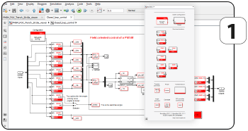 Computer simulation of power electronic system.