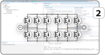 Inverter model for microgrid control testing.