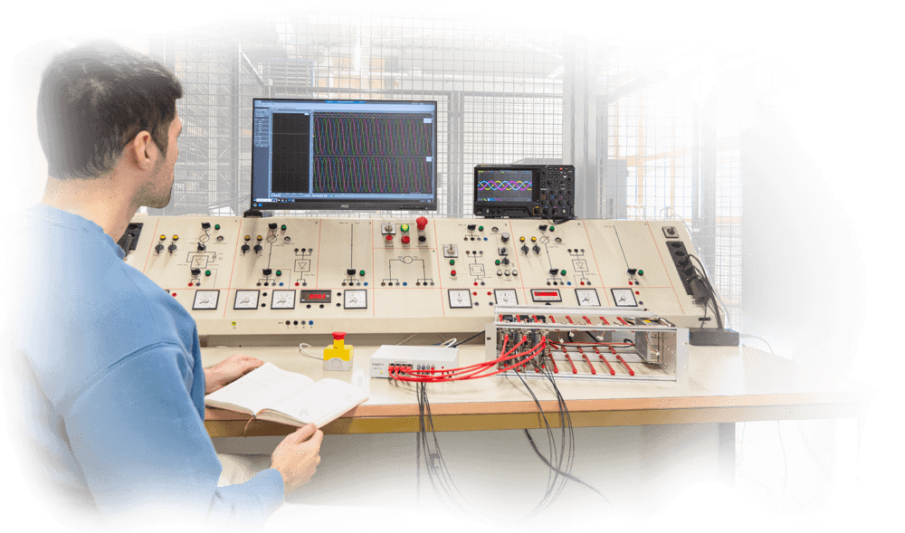 Power electronics laboratory equipment