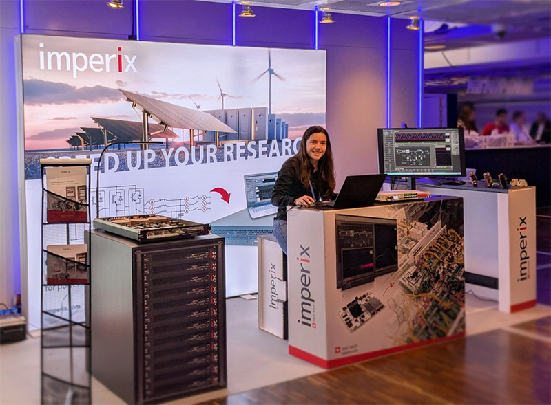 imperix stand at a fair